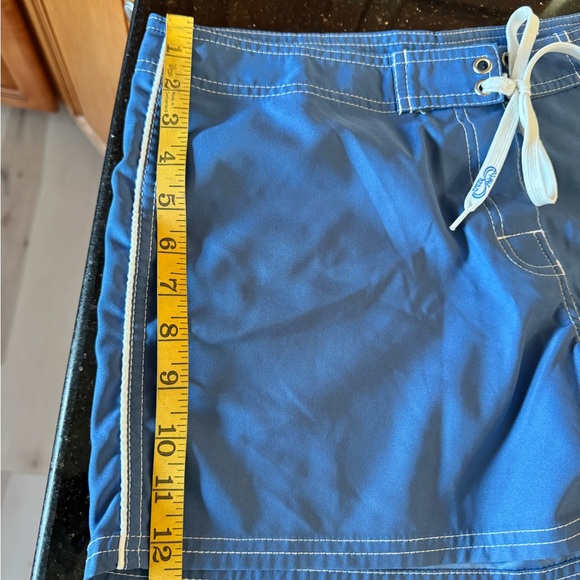 VTG! Crazy Shirts Blue Board Shorts. Size 9 - Picture 6 of 8